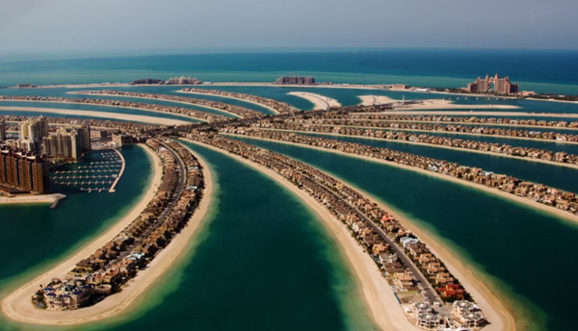 The Palm mesterséges szigetek Dubai-ban